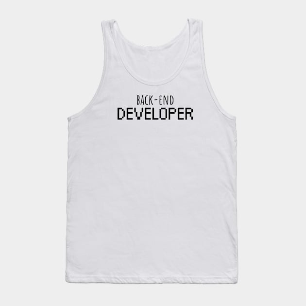 Backend developer Tank Top by maxcode